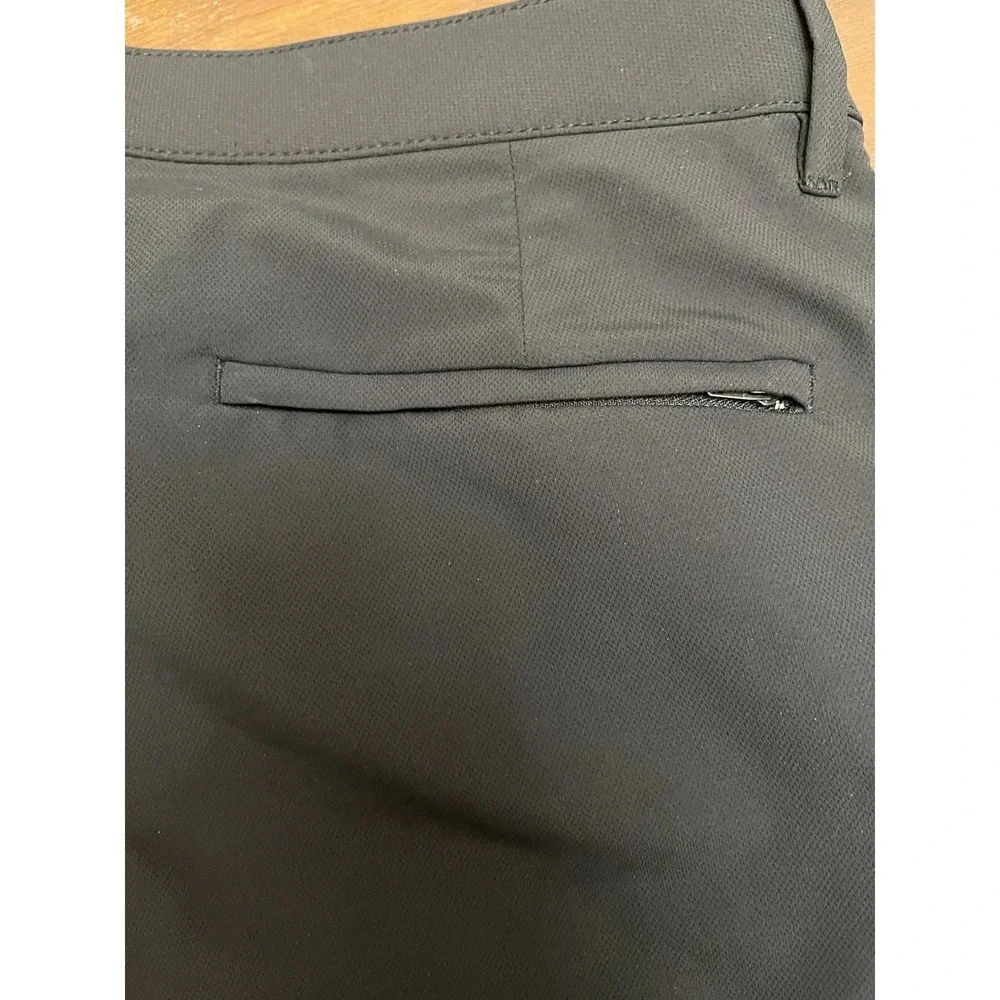 Banana Republic Men's 34x30 Casual Pants Black Straight Leg Flat Front